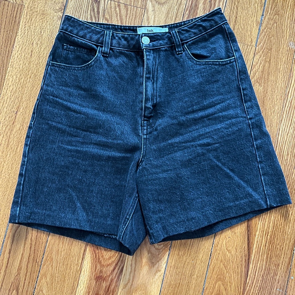 2/$20 - Simons Black Jean Shorts High-Waisted Relaxed Fit